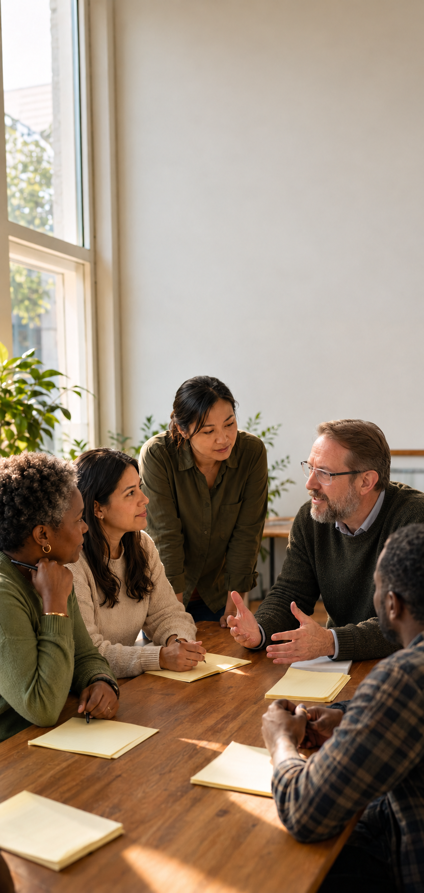 Illustrative scene featuring Dr. David A. Palmer’s likeness coaching a school team